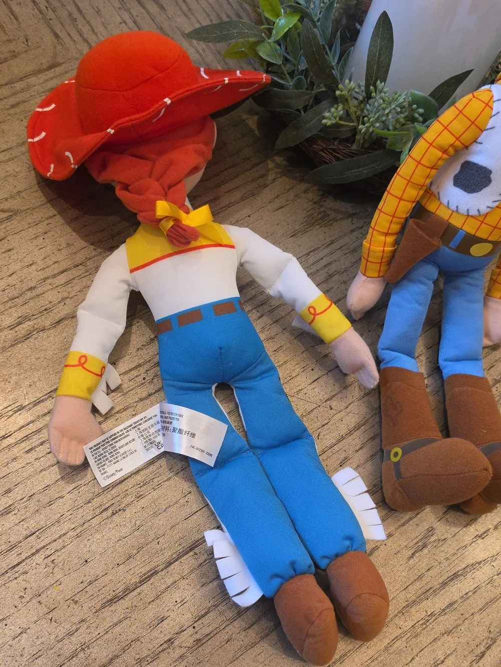 Toy Story Jessie and Woody Plush Doll Set